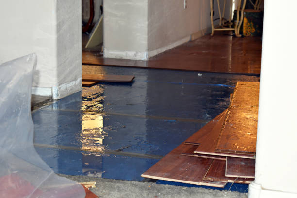 Professional Flood Cleanup technician working in Hope, ME